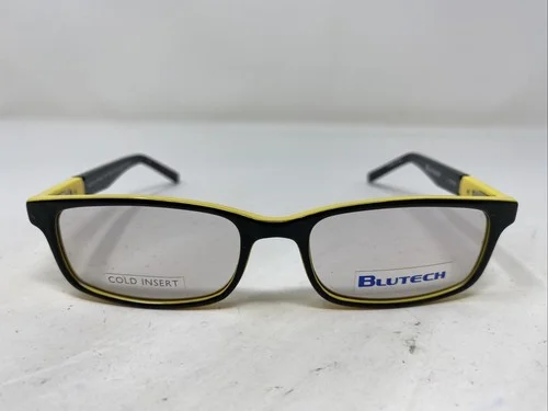 Blutech Night Owl Black Laminate 49-16-135 Full Rim Eyeglasses Frame K365