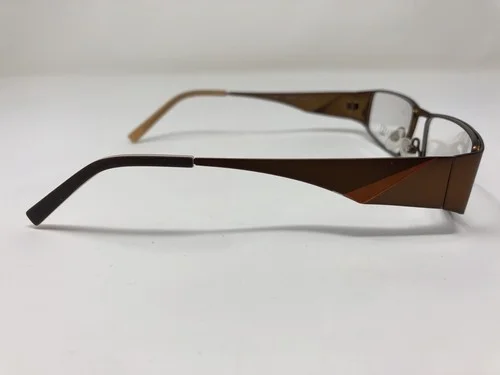 Conflict Eyewear Eyeglasses Frame Night Owl Brown 52-17-135 Metal Adult ZB61 3
