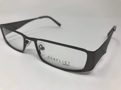 CONFLICT EYEWEAR Eyeglasses Womens Night Owl 52-17-135 Matte Gunmetal BB46