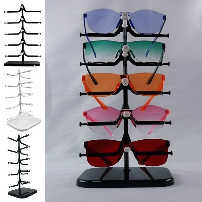 Displaying Holder Glasses Frame Tray Sunglass Display Rack Owl Animal Eyeglasses Stand Solid Wood Organizer Shelf