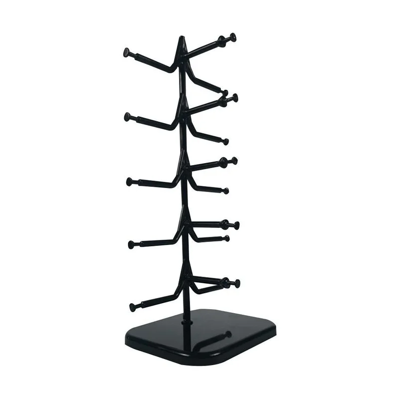 Displaying Holder Glasses Frame Tray Sunglass Display Rack Owl Animal Eyeglasses Stand Solid Wood Organizer Shelf 3