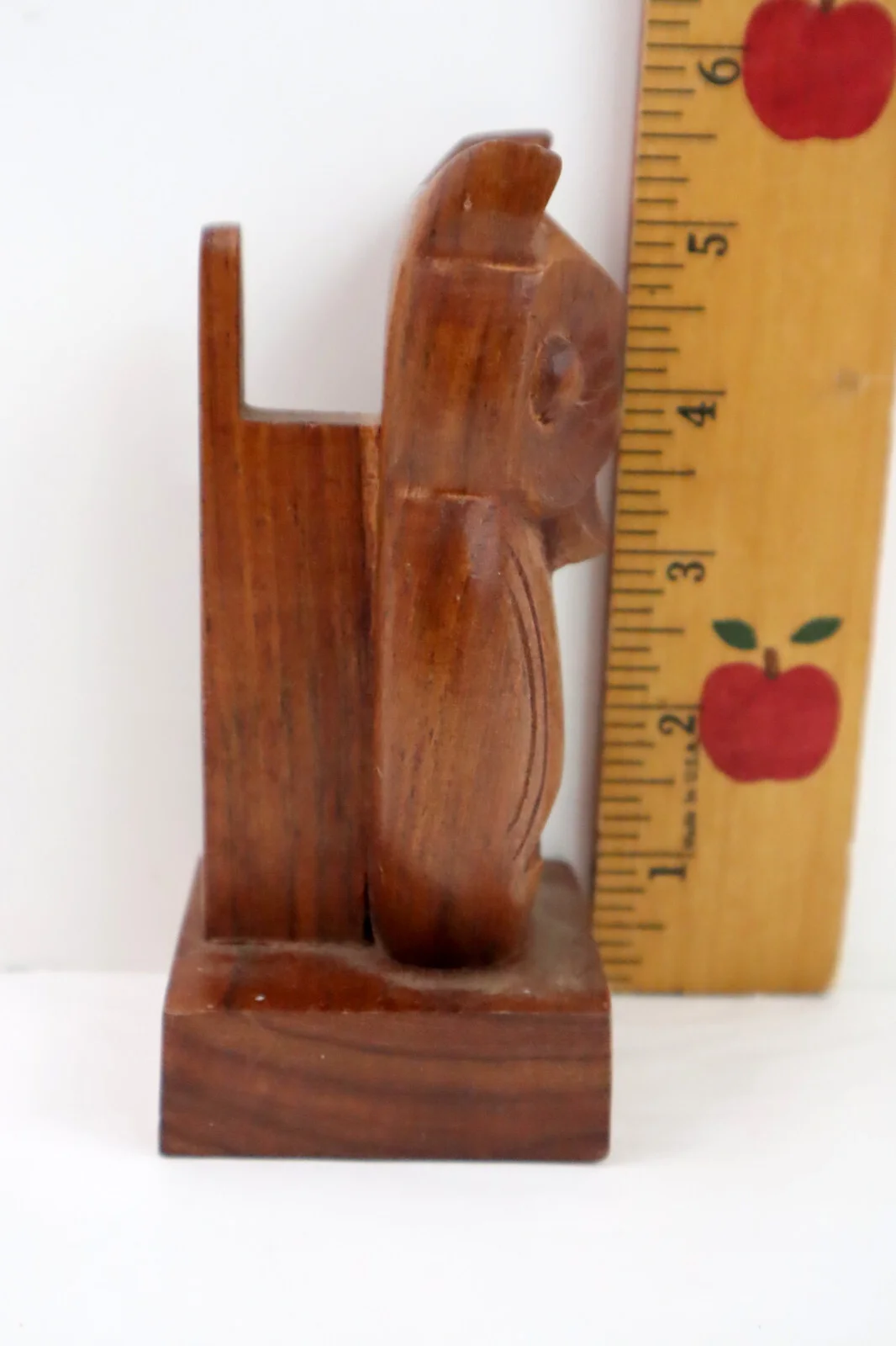 Eyeglasses Holder by Ten Thousand Villages Carved Wood Wise Owl Stand 4