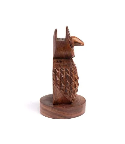 Matr Boomie Owl Wood Eyeglasses Sunglasses Holder BOHO Forest Rosewood 2