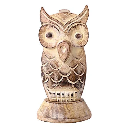 Owl Glasses Holder Owl Shaped Wooden Eyeglass Stand Spectacle Holder Stand Gift 4