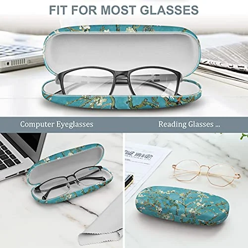 Portable Cute Eyeglass Case Box Fashion Pu Leather Sunglasses Pouch Bag Case US 3