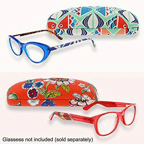 Vera Bradley Eyeglasses Case ~ Night Owl Pattern ~Retired~ Large & Small Glasses 4